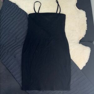 Black Spaghetti Strap Dress